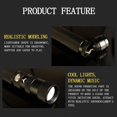 thumbnail image 4 of 30.5inch RGB Lightsaber w/7 Color Changing Light up Sword 1200mAh USB Rechargeable LED Light Swords w/Light, 4 of 6