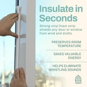 Door Draft Stopper for Cold Air Protection – Window Insulation for Winter with Strong Adhesive – Weather Stripping Door Seal for Tight Gaps – Door Weather Stripping, Door Seal & Stoppers for Bottom
