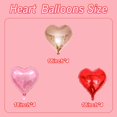 thumbnail image 2 of Paquete de globos unificados con forma de corazón, 12 globos de aluminio, 2 of 7