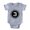 Heather Grey, variant on CafePress - Monogram Medallion 3 - Cute Infant Baby Football Bodysuit