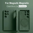 thumbnail image 2 of Upgraded Liquid silicone For Magsafe Magnetic Case For Samsung Galaxy S24 S23 S22 Ultra S21 FE Wireless Charge Cases Soft Cover, 2 of 5