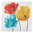 thumbnail image 5 of 6X Flax Square Throw Pillow Case Cushion Cover Enchanting Tricolor Flowers Gift Anniversary Day Present, 5 of 7