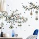 thumbnail image 3 of Magnolia Flower Bird and Tree Wall Decals Wall Stickers Bedroom Living Room TV Wall Door Decor Murals (Magnolia Flower Bird and Tree 2), 3 of 4