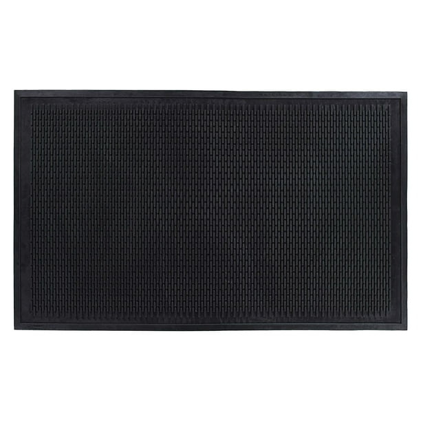 Invloed zakdoek Kostuum Ottomanson Easy Clean, Waterproof Non-Slip 2x3 Indoor/Outdoor Rubber Doormat, 24" x 36", Black Ribbed - Walmart.com Invloed zakdoek Kostuum Ottomanson Easy Clean, Waterproof Non-Slip 2x3 Indoor/Outdoor Rubber Doormat, 24" x 36", Black Ribbed - Walmart.com