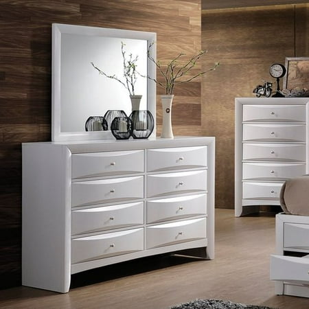 Latitude Run Schermerhorn 8 Drawer Double Dresser With Mirror