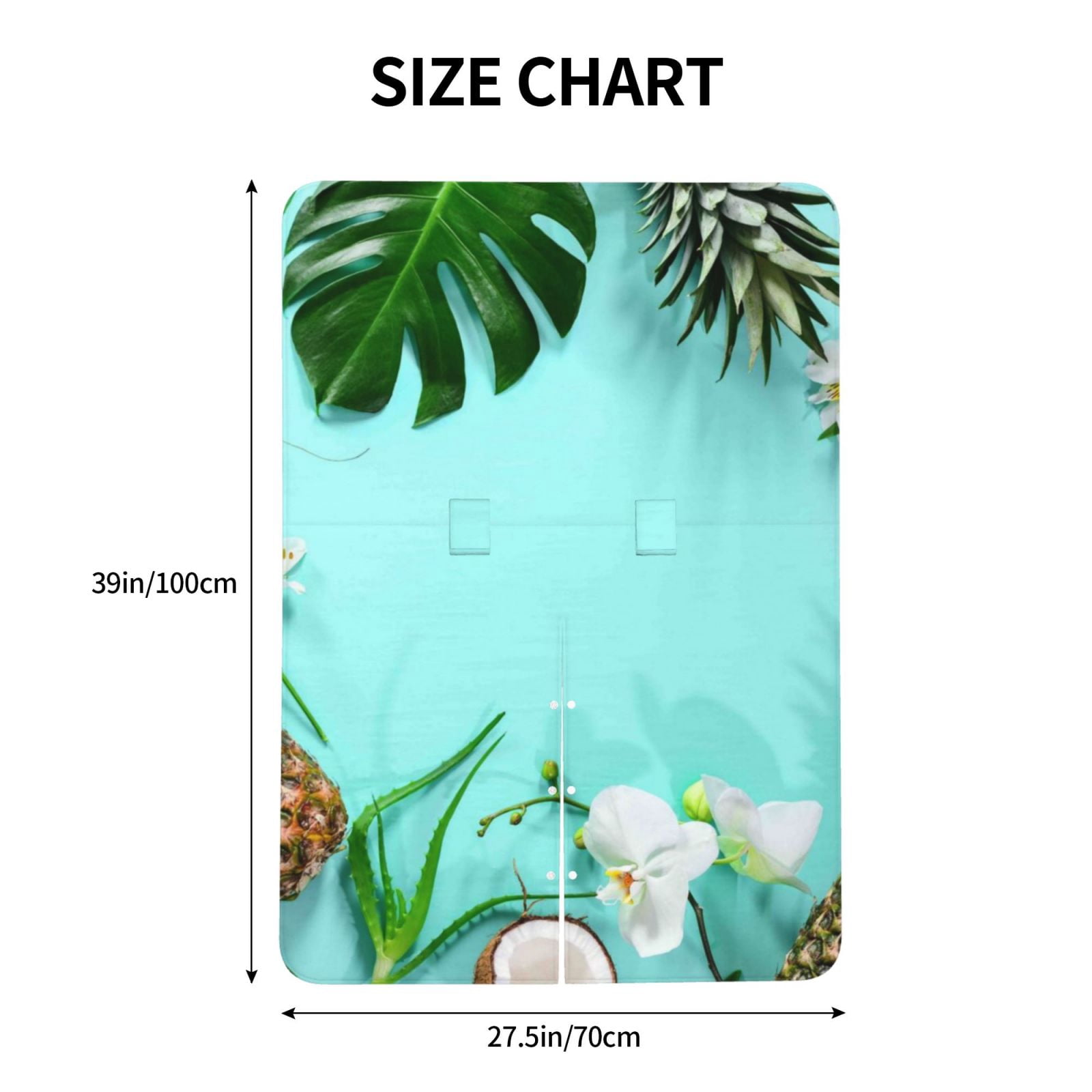 Naloa Tropical Pineapple Baby Car Seat Cover, Breathable Baby Carrier Cover, Multiuse Baby Carrier Cover & Nursing Breastfeeding Cover