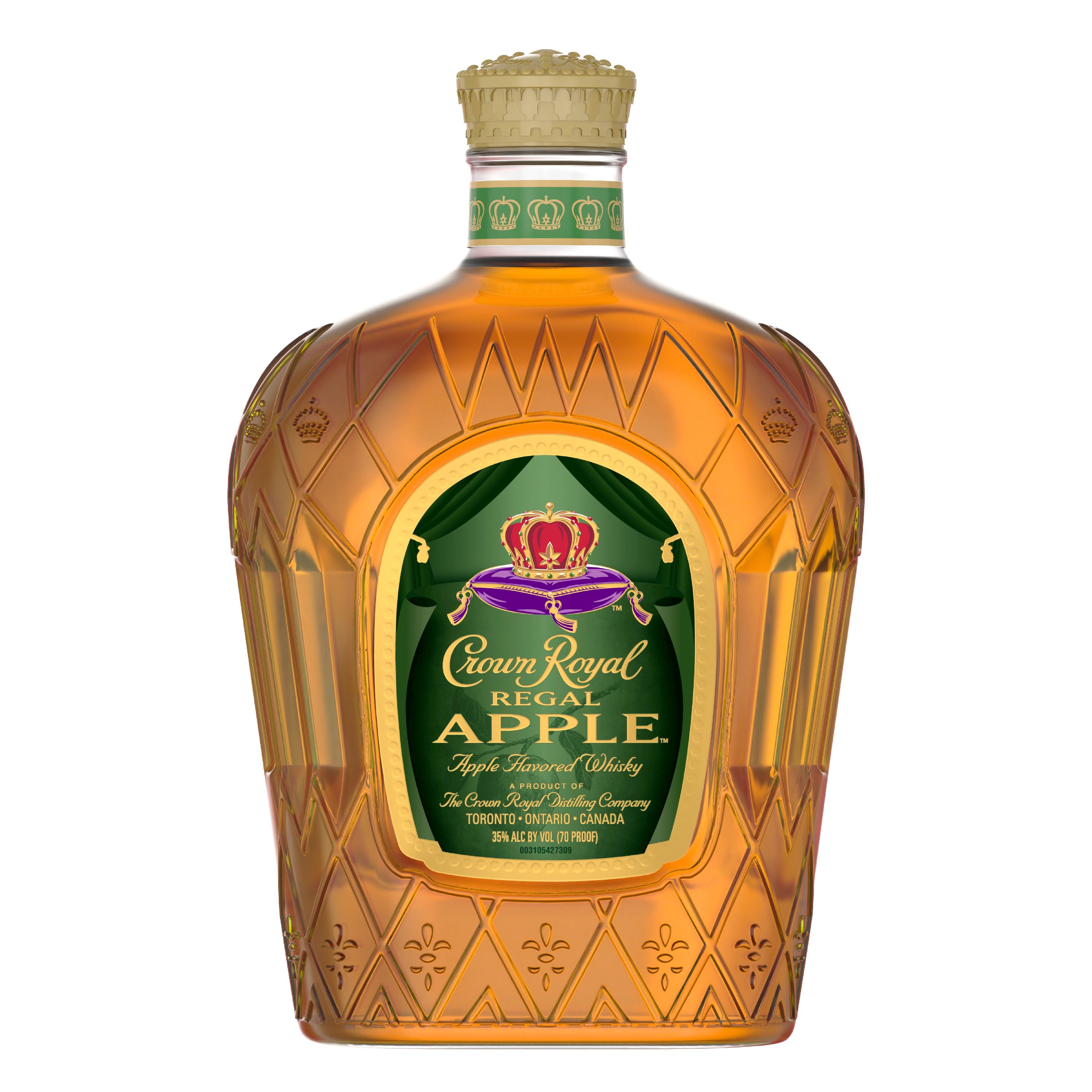 Crown Royal Regal Apple Flavored Whisky, 1 L (70 Proof ...