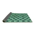 thumbnail image 2 of Ahgly Company Indoor Rectangle Abstract Turquoise Blue Modern Area Rugs, 8' x 12', 2 of 4