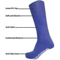 thumbnail image 5 of Diamond Star Diabetic Anti-Skid socks, Non Binding Grip-Hospital Diabetic Tube socks Loose Fit Top for Men & Women (6 Pairs-Multi, Socks size 9-11), 5 of 7