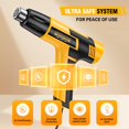 thumbnail image 3 of Pistola de calor SEEKONE Mini de 600 W, doble temperatura, 300 °C y 500 °C, 3 of 8