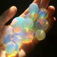 thumbnail image 7 of jiaroswwei 1Pc Unisex Faux Opal Ear Plug Double Flare Gauge Expander Body Piercing Jewelry, 7 of 7