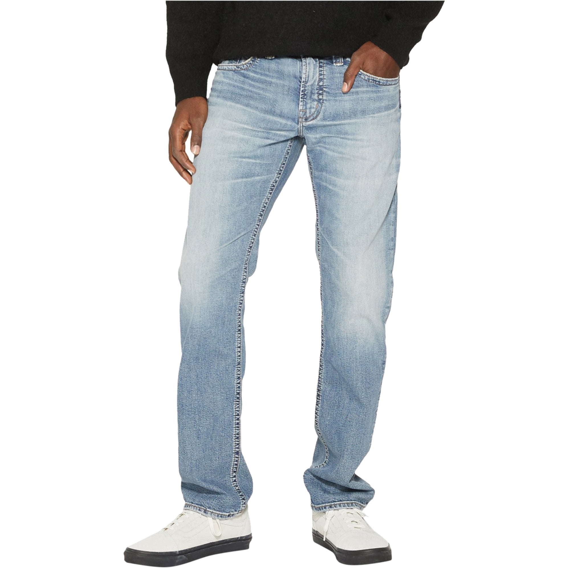 silver allen jeans