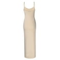 thumbnail image 4 of Women Casual Sleeveless Spaghetti Strap Cami Maxi Slip Dress, 4 of 7