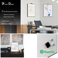 thumbnail image 6 of TOWON 2-Pack Magnetic Dry Erase White Board - 12"x16" Portable Gold & Black Aluminum Frame Calendar Monthly Weekly Whiteboard + TODO Board, 6 of 7