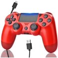 thumbnail image 1 of ATTOE Télécommande Sans Fil pour P-5/P-4/Pro/PC, Câble de Charge USB/batterie 800mAh/prise Casque Stéréo/deux Moteurs-Rouge, 1 of 6