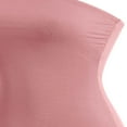 thumbnail image 5 of CHUANK Women‘s 2-Pack Basic Solid Stretchy Cotton Long Bandeau Tube Top, 5 of 5