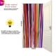 thumbnail image 2 of Laklulu 3 cortinas con flecos de papel de aluminio arcoíris, cortinas metálicas de oropel teñido anudado, telón de fondo para decoración de fiesta de boda, cumpleaños, arcoíris, 2 of 6