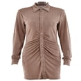 thumbnail image 4 of EIMELI Robe Chemise Décontractée à Manches Longues Imprimé Y2K Bouton Vintage pour Femmes Mode Urbaine, 4 of 5