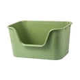 thumbnail image 4 of Bac à Litière Portable pour Chat, Grand Espace, Ouvert, Vert, 4 of 8