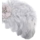thumbnail image 3 of Accesorios para fotos de recién nacidos, conjunto de diadema de flores con alas de plumas de ángel, disfraz de accesorios de fotografía con diadema de alas de ángel para bebés negros,(Gris), 3 of 5