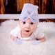 thumbnail image 5 of Ropa para Niños YONGSHENG Sombrero Lazo Rayas 2 Piezas Blanco Rayas 0-6 Meses, 5 of 5