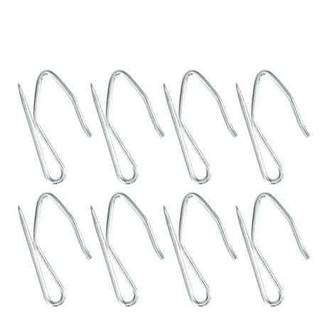 

100 Pcs Coat Hanger Hook Hanging Curtain Hooks for Drapes Window Coverings Shades Shaped Racks Clothes