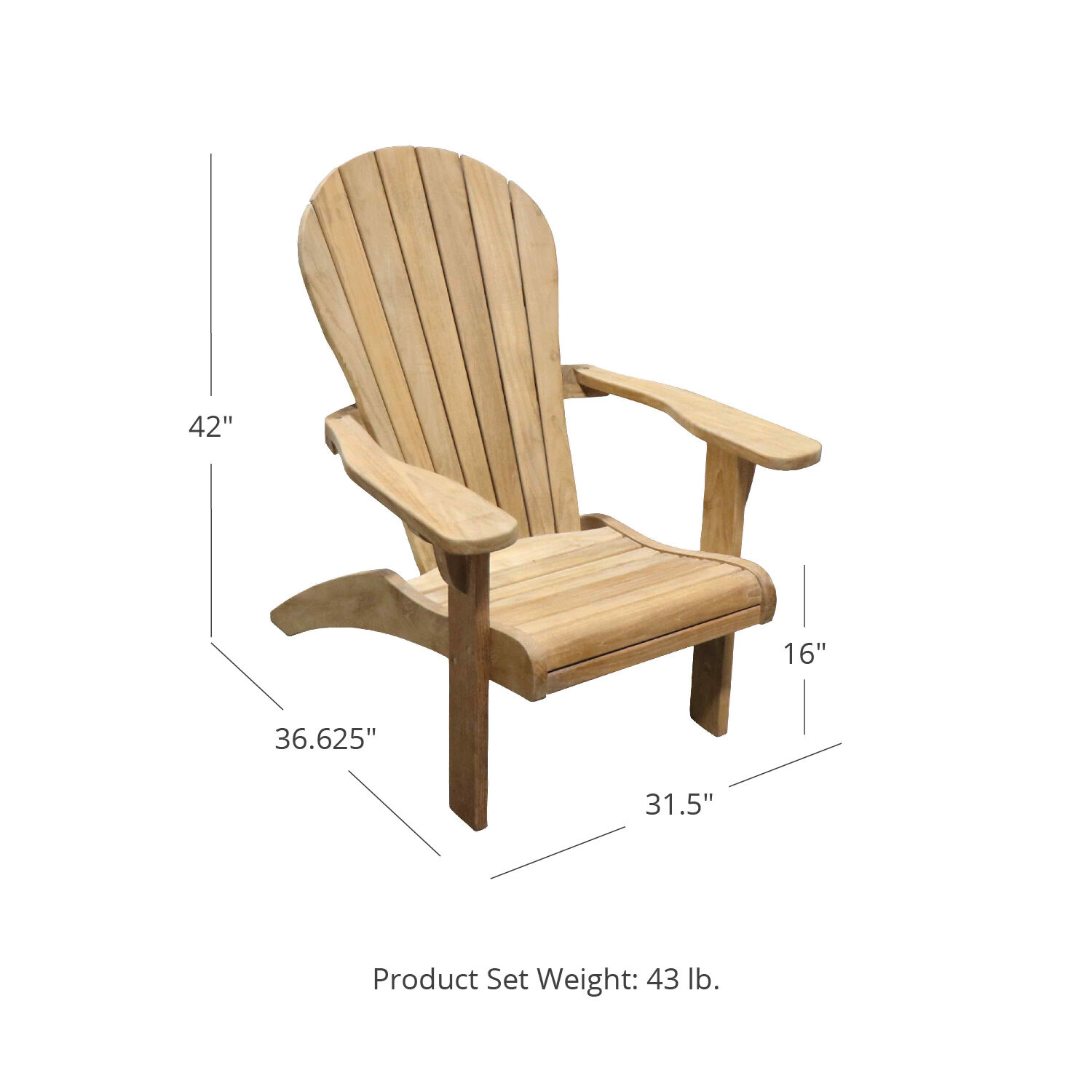 Titan Great Outdoors Teak Adirondack Chair Walmartcom Walmartcom Titan Great Outdoors Teak Adirondack Chair Walmartcom Walmartcom