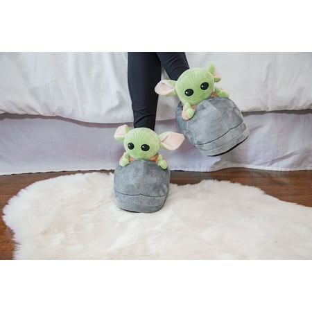 

Star Wars: The Mandalorian The Child Grogu 3D Slippers | Women 11-12 Men 9-10