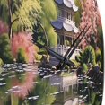 thumbnail image 5 of Designart "Asian Art peaceful Pagoda V" Asian Oversized Wall Clock, 5 of 5