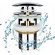 thumbnail image 1 of Desagüe de fregadero de metal sólido, totalmente metálico y resistente a la oxidación, prevención automática de desbordamiento, adecuado para la mayoría de lavabos, fregaderos o bañeras, 1 of 5