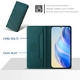 thumbnail image 5 of for Samsung Galaxy A30 Phone Case Wallet Protective Case leather Cover with magnetic closed cDark Greenit card slot shockproof protection phone case, 5 of 7