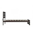 thumbnail image 4 of AFI Oxford Wood Twin Extra Long Bed with Footboard in Espresso, 4 of 7