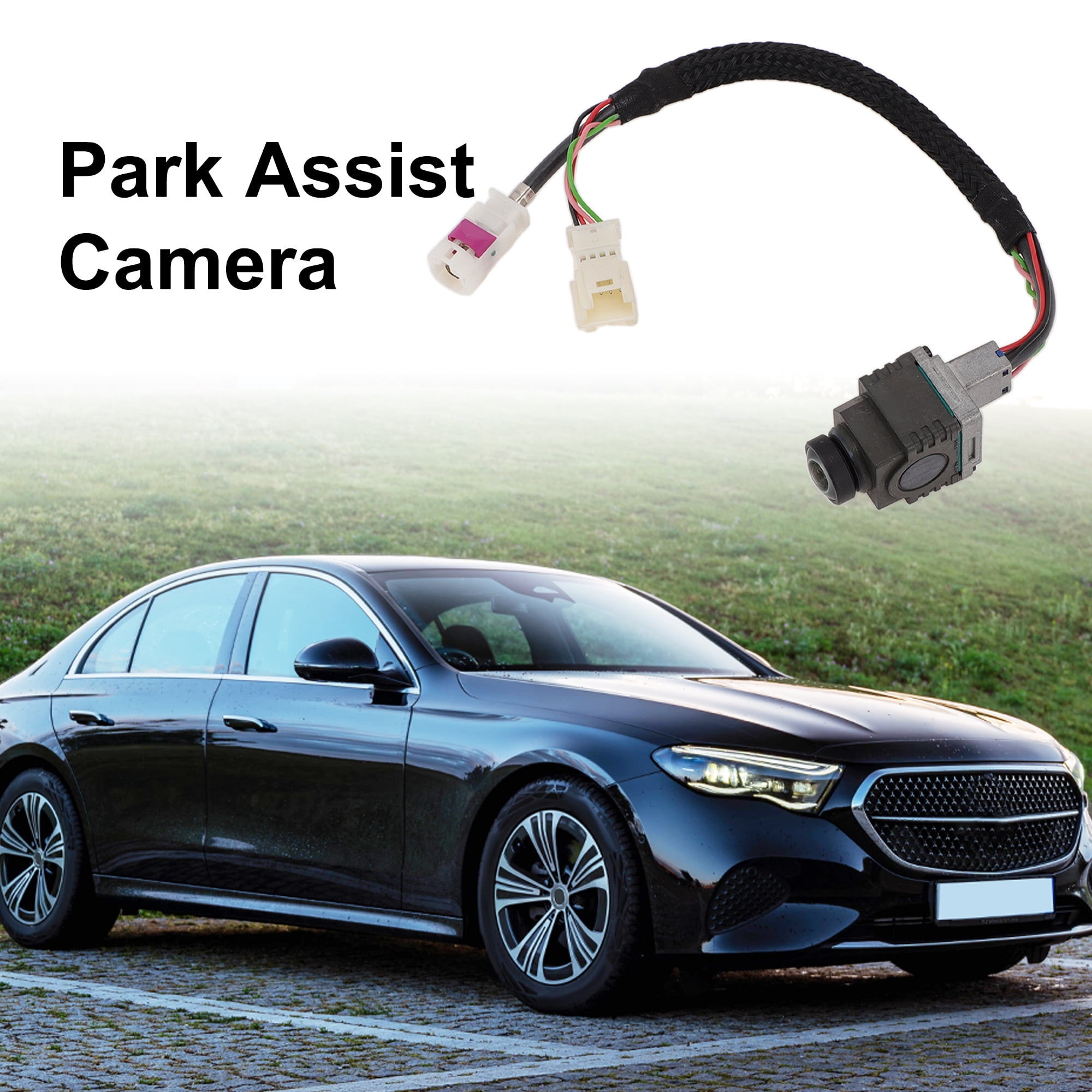 Unique Bargains Rear Camera for Mercedes C/GLC/S License Plate