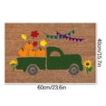 thumbnail image 2 of Fiudx Felpudo de Calabaza de Halloween, Diseño Bonito, Base Antideslizante, Alfombra Decorativa para Entrada, Decoración Festiva, para Uso En Interiores y Exteriores, Tamaño 40 X 60 Cm, 2 of 2