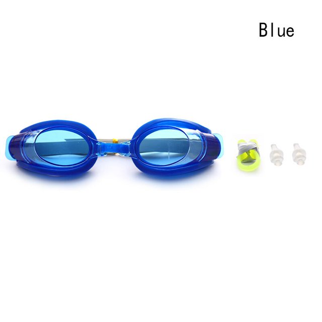 Children Kids Teenagers Adjustable Swimming Goggles Swim Eyewear Eye Glasses Eyeglasses Sports Swimwear Ear Plugs Nose Clip He Qiyong unisex