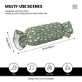 thumbnail image 3 of Salouo Mushrooms Gnome Pattern Cute Bolster Pillow,Cylindrical Pillow Long Pillow for Bed Round Side Pillow for Knee/Leg/Neck ,- Length 24.4" x 9.8" Diameter, 3 of 8