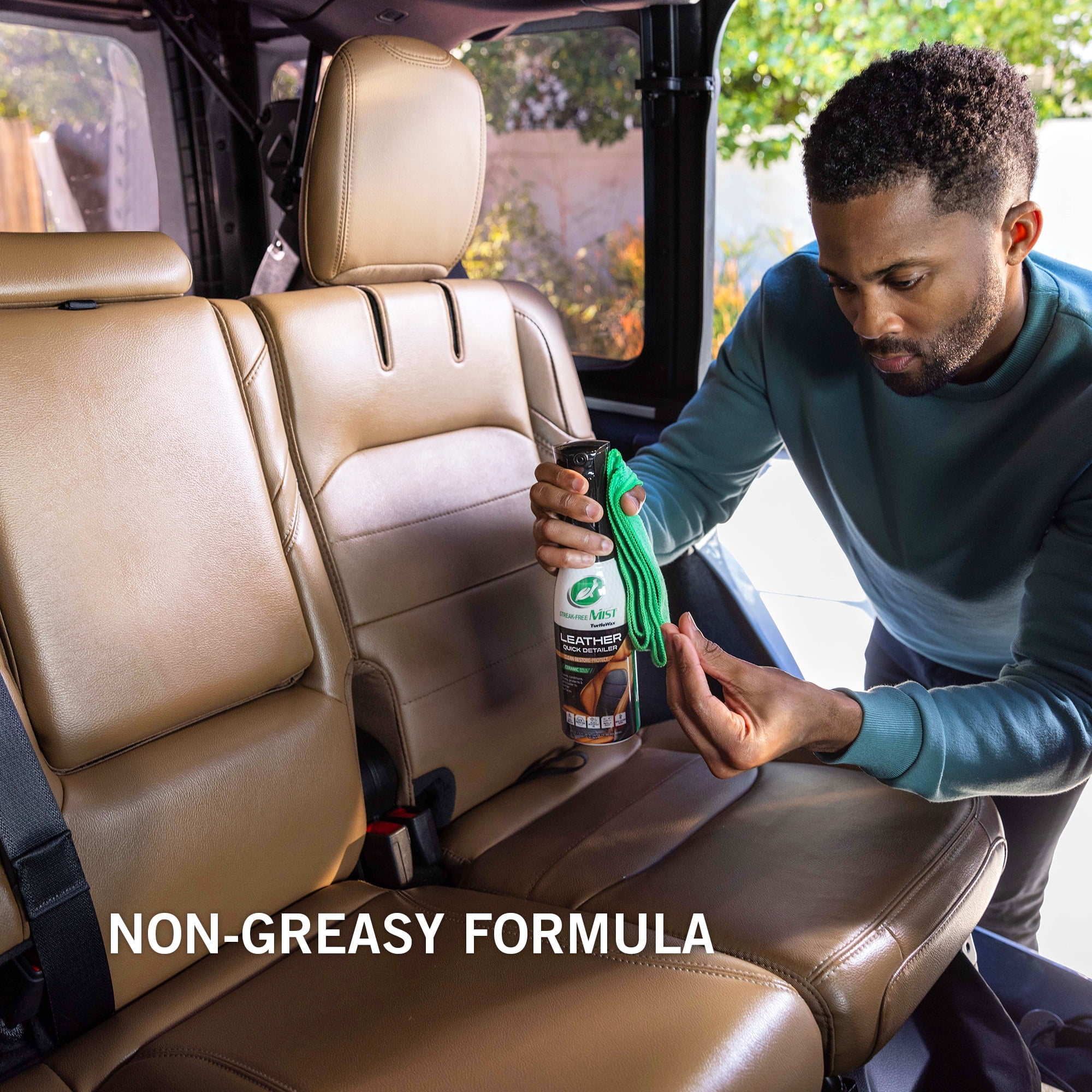 (2 pack) Turtle Wax Leather Detailer Streak Free Mist, 20 oz