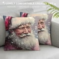 thumbnail image 3 of Orinice Santa Claus Snow Graphic Decorative Cushion Throw Pillow Cover, Winter High-Quality 1PC for Home Couch Living Room Bed Sofa Bedroom, Christmas for Car, Durable Material 22x22in, 3 of 5