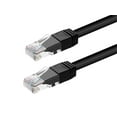 thumbnail image 1 of Monoprice Cat6 Ethernet Patch Cable - 50 Feet - Black | Snagless RJ45, Stranded, 550MHz, UTP, Pure Bare Copper Wire, 24AWG, Outdoor Rated, 1 of 2