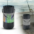 Zhuitw Boat Trash Can Reusable Trash Bag Portable Mesh Garbage Bag 600D