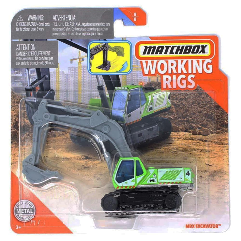 Matchbox Working Rigs MBX Excavator