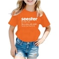 thumbnail image 1 of TZEWGL Summer Short Sleeve Letter Printed Tunic Tees For Child Clothes For Baby size 8-9T, 1 of 4