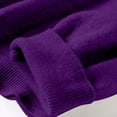 thumbnail image 5 of Cozy Sweaters for Women Long-Sleeve Lightweight Crewneck Sweater Dark Purple S, 5 of 5