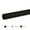 Black, variant on Domovina 1" Decorative Pole 8 feet long-Color:Satin Nickel