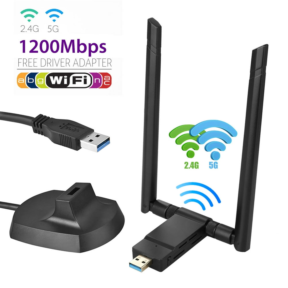 EEEkit USB Wifi Adapter for PC AC1200Mbps Wireless Network Adapter for