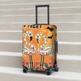 thumbnail image 6 of Yiaed Halloween Flamingos Print Travel Luggage Cover Suitcase Protector Covers Elastic Luggage Anti-scratch(No luggage included）-Large, 6 of 7