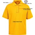 thumbnail image 3 of DDI 2267240 Boys' Gold Short Sleeve Polo Shirt - Size 14 Case of 36, 3 of 7