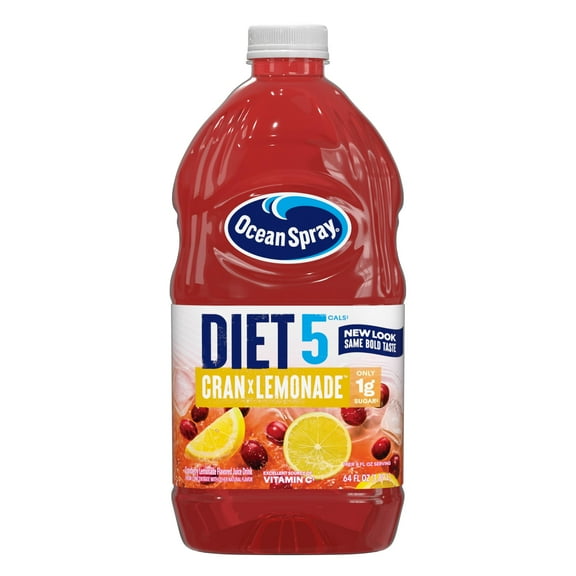 Ocean Spray Diet Cran-Lemonade Cranberry Lemonade Juice Drink, 64 Fl Oz Bottle (Pack of 1)