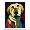 thumbnail image 1 of Kandinsky's Dog Abstract Multi-Coloured Oil Painting Art Print Framed Poster Wall Decor 12x16 inch, 1 of 5