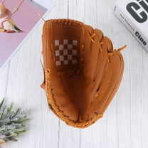 Minkissy Baseball Glove for Kids Yellow Faux Lining 1Pack for Outdoor Team Sports